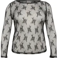 KAFFE CURVE Blusa 'KCPen' preto
