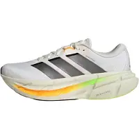 Adidas Sapatilha de corrida 'Adistar 5' verde claro / laranja / preto / offwhite