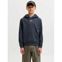 Jack & jones Junior Sweatshirt 'JCOClub' creme / azul escuro / branco