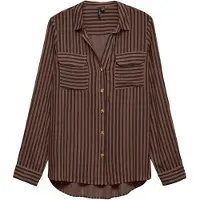 Vero Moda Blusa 'VMBUMPY' castanho / chocolate