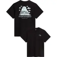 The North Face Camisa 'NAT HIGH SOCIETY' cinzento / preto / branco