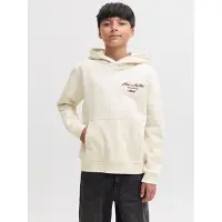Jack & Jones Junior Sweatshirt 'JORCHAMBERI' borgonha / branco