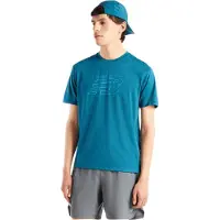 New Balance Camisa funcionais 'RC Essential Graphic T-Shirt' azul / azul cobalto