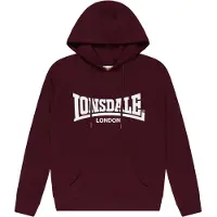 Lonsdale Sweatshirt 'Flookburgh' vermelho