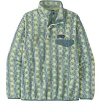 Patagonia - Marcas - W's LW Synch Snap-T P/O Sun Quilt Blue Sage para Mulher - Tamanho L - Azul