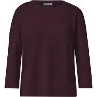 Street One Pullover vermelho vinho