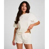 Hunkemoller Pijama azul pombo / branco