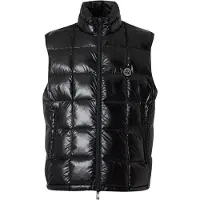 Armani Exchange para homem. XM003475AF23755UC001 Colete Padding preto (M), Casual, Poliamida