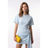 MixRay Vestido azul claro
