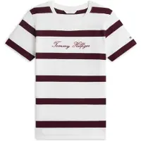 Tommy Hilfiger Camisa vermelho escuro / branco