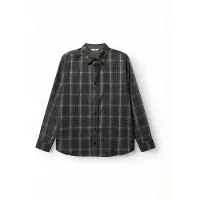 Gabba Camisa ' sven ' antracite / cinzento claro