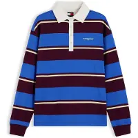 Tommy Hilfiger Camisa creme / azul real / vermelho rubi / branco