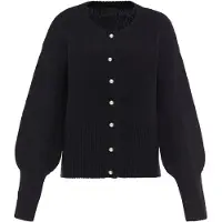Dreimaster Klassik Casaco de malha preto