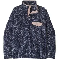 Patagonia - Marcas - W's LW Synch Snap-T P/O Saxifrage Sunken Blue para Mulher - Tamanho XS - Azul