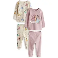Next Pijama bege claro / aqua / amarelo / cor-de-rosa