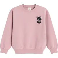 Cool Club Sweatshirt rosa / preto