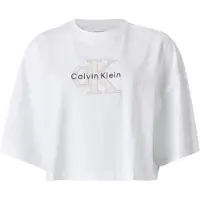 Calvin Klein Jeans Camisa azul real / branco / offwhite