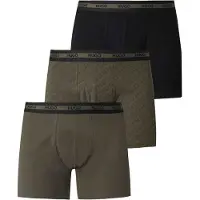HUGO Boxers cáqui / preto