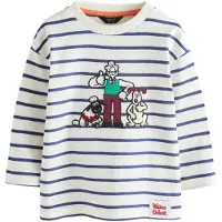 Next Camisola 'Wallace & Gromit' ecru / azul escuro / verde / branco