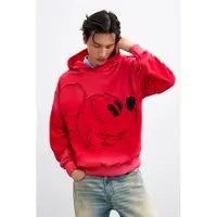 Desigual , Sweatshirt bordada Mickey, Homem, AlgodÃO, Vermelho, L