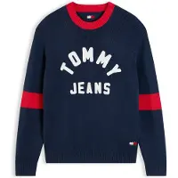 Tommy Hilfiger Pullover 'New Classics' azul escuro / vermelho vivo / branco