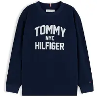Tommy Hilfiger Camisola 'Brand Love' marinho / branco