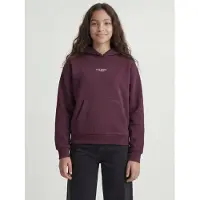 JJXX Sweatshirt 'JXSTUDIO VESTERBRO' vermelho vinho / branco