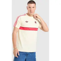 Adidas Originals Camisa funcionais 'Olympique Lyon' vermelho claro / offwhite