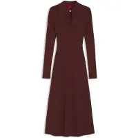 HUGO Vestido de malha 'Sdropy' castanho ferrugento