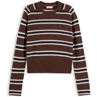 Tommy Hilfiger Pullover castanho / preto / branco