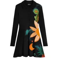 Desigual Vestido azul / verde / laranja / preto