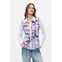Desigual Blusa índigo / azul pombo / lilás / branco