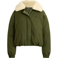 Ralph Lauren para mulher. 211A97141002 Casaco acolchoado com enchimento de penas, verde (XL), Casual, Poliéster