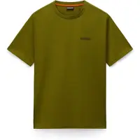 Napapijri Camisa 'S-Yose' castanho escuro / amarelo dourado / oliveira