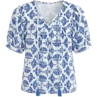Usha Blusa azul
