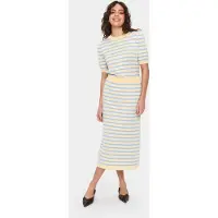 Saint tropez Saia 'MilaSZ' azul claro / amarelo pastel