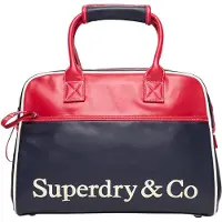 Superdry para mulher. W9110459A Bolsa Heritage Retro GYM marinho, rosa (OSFA), Casual, Sintético