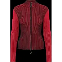 Desigual Casaco de malha vermelho / preto
