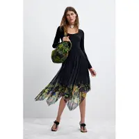Desigual Vestido 'M. C. Lacroix' mistura de cores / preto