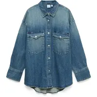 Vero Moda Blusa 'VMLIA ZELDA' azul ganga