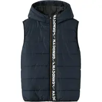 Name it Colete 'NKMMYLANE' navy / preto / branco