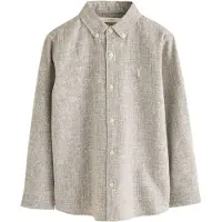Next Camisa bege claro / cinzento escuro