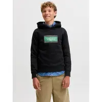 Jack & jones Junior Sweatshirt 'JJBuster' verde / preto / branco