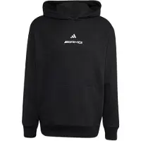 Adidas Sweatshirt de desporto 'AMG' cinzento claro / preto / branco