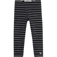 Calvin Klein Jeans Leggings preto / branco