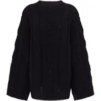 Dreimaster Casaco de malha preto