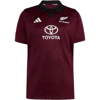 Adidas Camisa funcionais 'All Blacks' vermelho vinho / branco