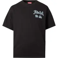 Diesel Camisa 'T-BOXT-AA2' castanho / mostarda / preto / branco