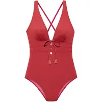 LASCANA Fato de banho vermelho sangue