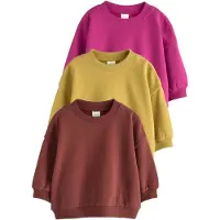 Next Sweatshirt castanho / amarelo / rosa